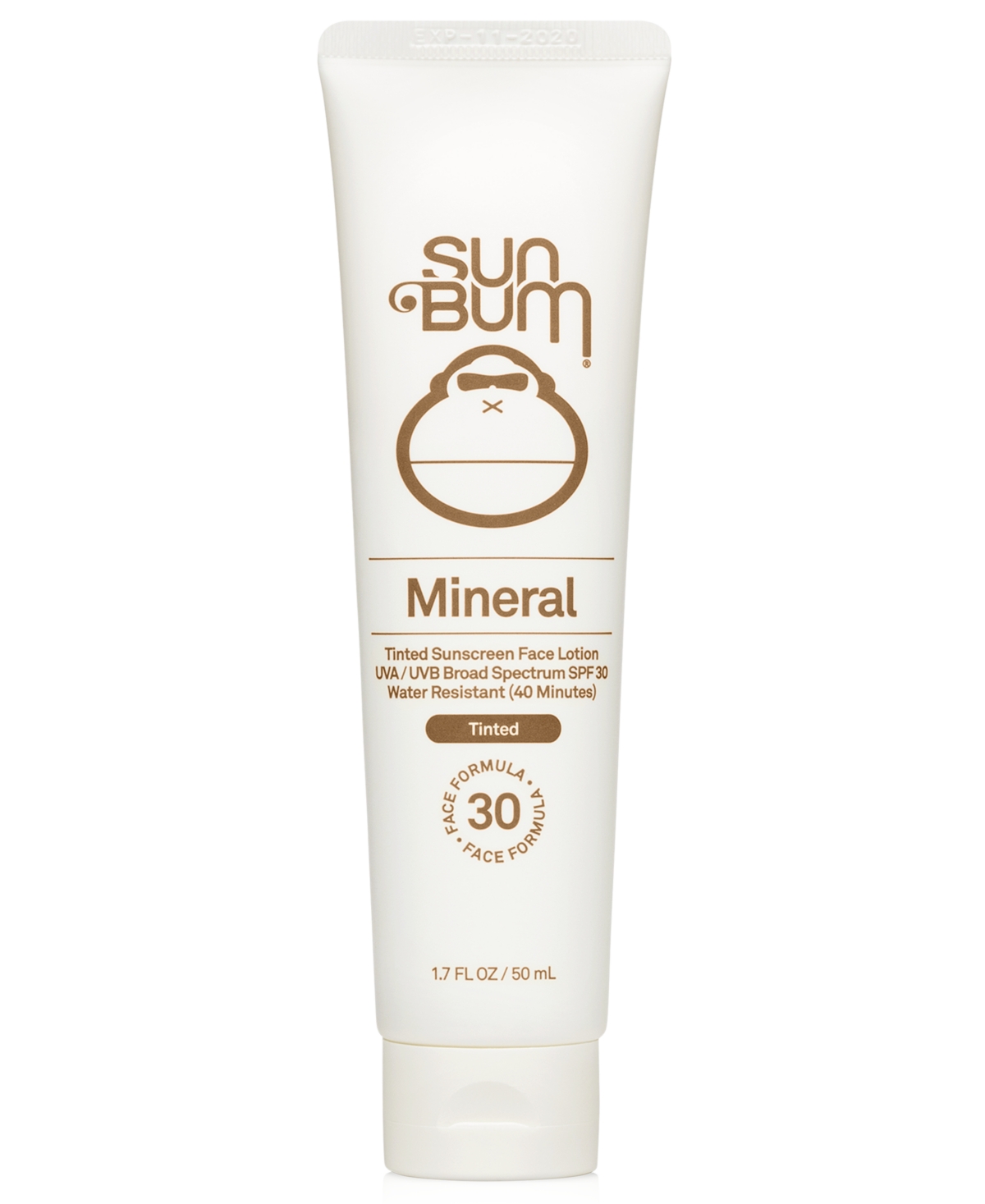 Sun Bum Mineral Tinted Sunscreen Face Lotion Spf 30