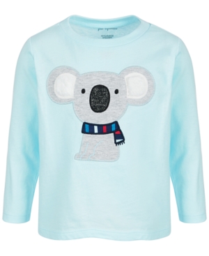 image of First Impressions Baby Boys Long-Sleeve Koala Cotton T-Shirt, Created for Macy-s