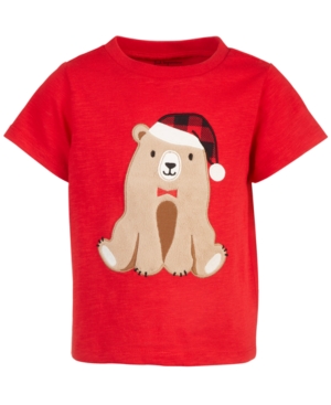 image of First Impressions Baby Boys Bear T-Shirt, Created for Macy-s