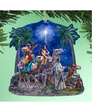 Designocracy by Dona Gelsinger The Magic of Three Kings Ornament Set of 2