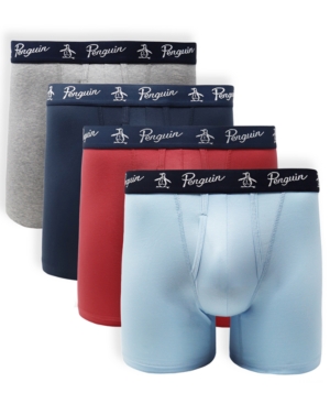 Original Penguin Men's 4-Pk Classic Boxer Briefs