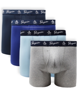 Original Penguin Men's 4-Pk Classic Boxer Briefs