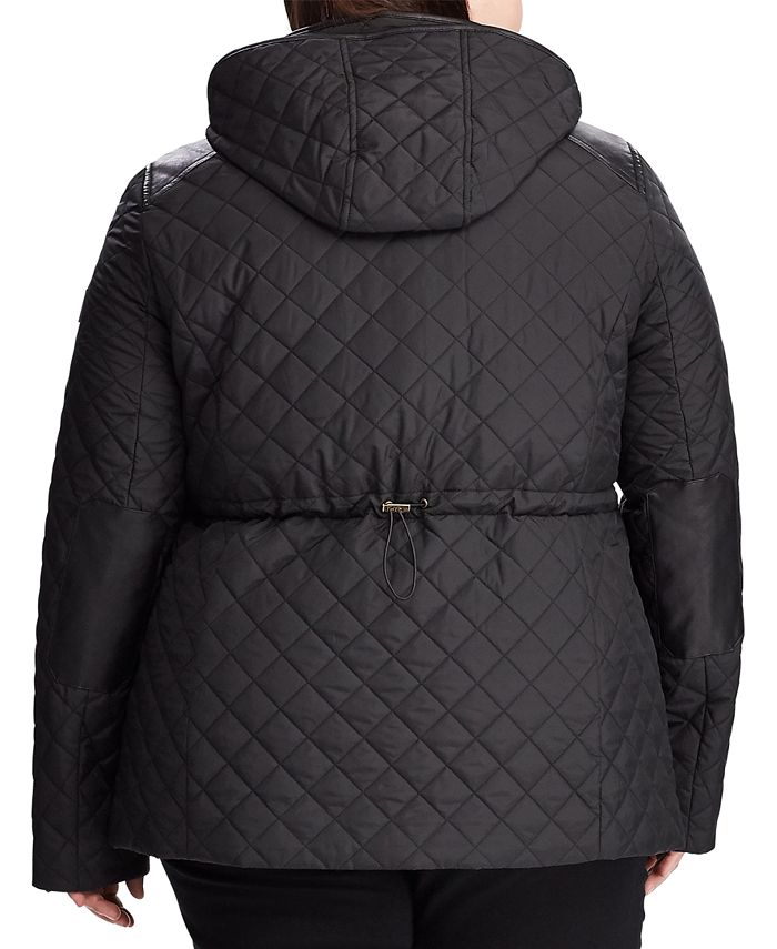 Lauren Ralph Lauren PlusSize Quilted Hooded Coat, Created for Macy's