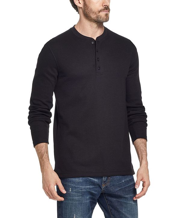 Weatherproof Vintage Men's Waffle Henley Shirt & Reviews Casual