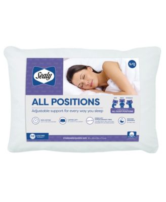 All Positions Adjustable Support Pillow, Standard/Queen