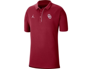 Jordan Oklahoma Sooners Men's Team Polo
