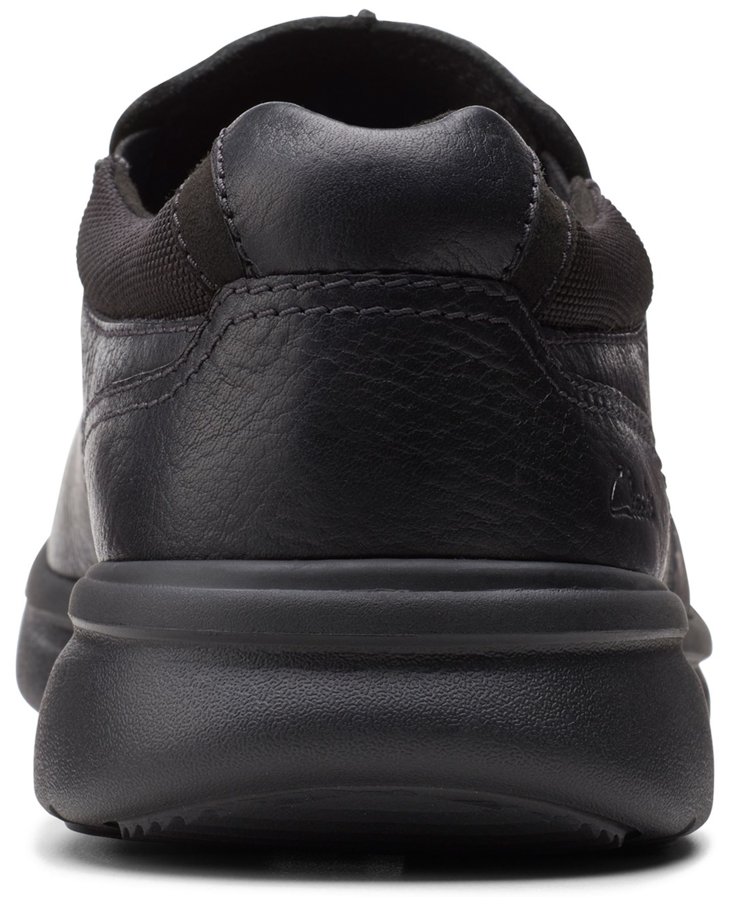 Мужские кожаные слипоны Clarks Bradley Free, цвет: Чёрный — фото 3