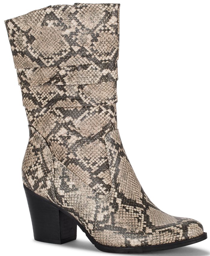 Snakeskin boots clearance at macy's