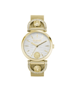 image of Versus by Versace Women-s Iseo Gold Tone Stainless Steel Bracelet Watch 36mm