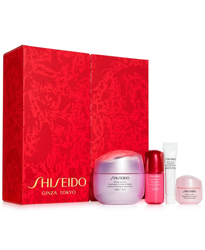 Shiseido 4 Pc White Lucent Brightening, Tokyo Coffee Table Whitening Cream