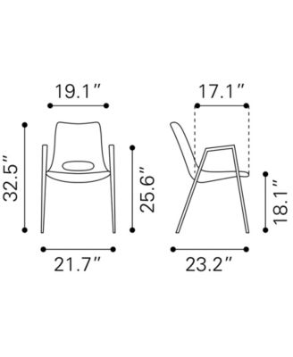 Desi Dining Chair, Set of 2