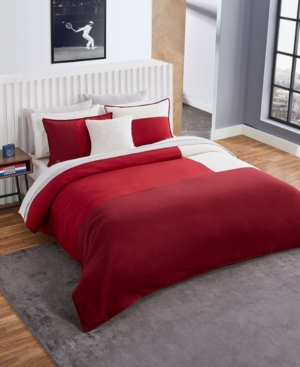 LACOSTE LACOSTE CLIFF TWIN XL DUVET SET BEDDING