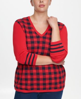 tommy hilfiger plus size sweaters