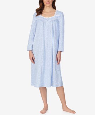 long cotton knit nightgowns
