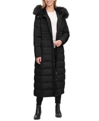 london fog maxi down puffer coat