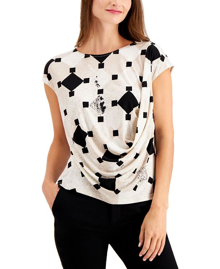 macy's alfani petite tops