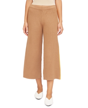 image of Lucy Paris Willow Wide Leg Cropped Track Pants