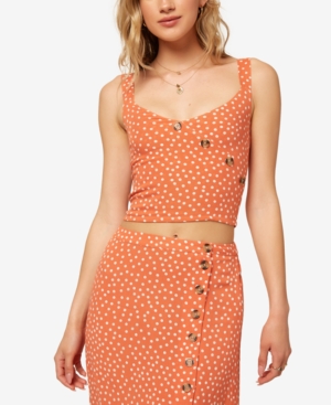 image of O-Neill Juniors- Manning Faux-Wrap Tank Top