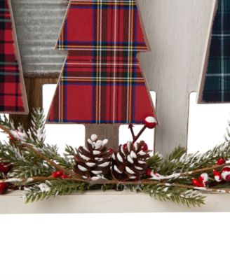 Wooden Christmas Tree Table decor