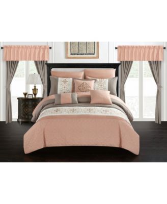 Chic Home - Emily 20-Pc. King Bed In a Bag Comforter Set