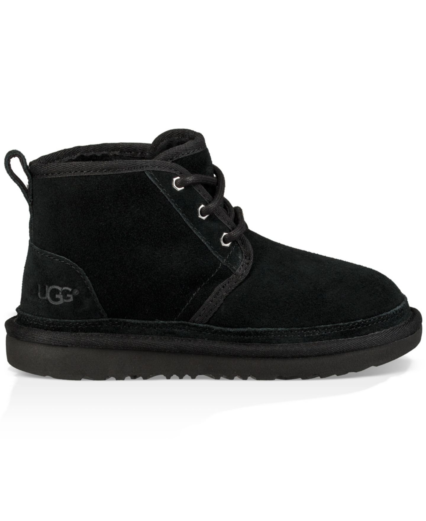 Ботинки UGG® Neumel Camo Round Toe Booties для девочек-малышей, цвет: Чёрный — фото 2