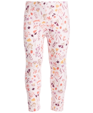 image of First Impressions Baby Girls Fox Floral Legging, Created for Macy-s