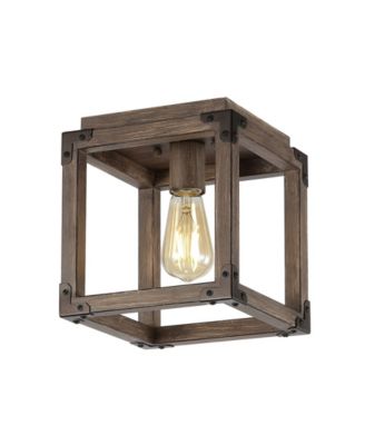 Magnolia Rustic Farmhouse LED Flush Mount