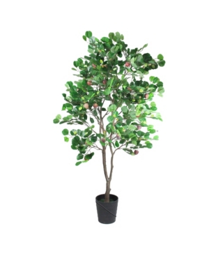 Northlight Unlit Potted Apple Two Tone Artificial Christmas Tree