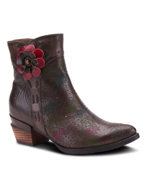 image of L-Artiste Women-s Canter Western Multiple Tonal Booties Women-s Shoes