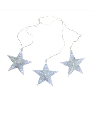Northlight 3 Led Cascading Snowfall Star Christmas Lights-2 Ft Clear Wire