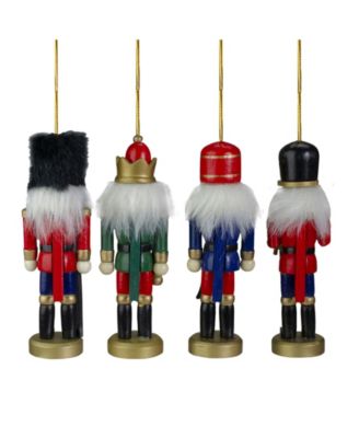 Assorted Classic Nutcracker Ornaments, Set of 4
