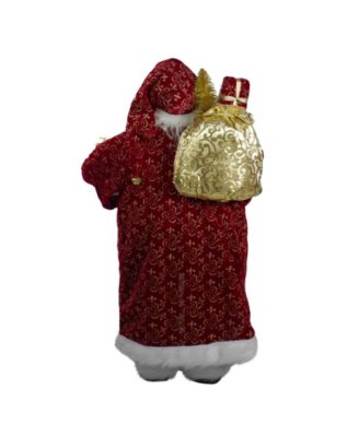 Santa Claus Christmas Figurine with Gis