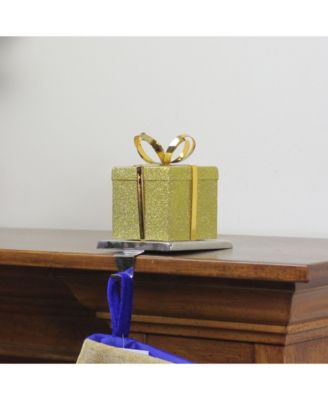 Glitter Gift Box Christmas Stocking Holder