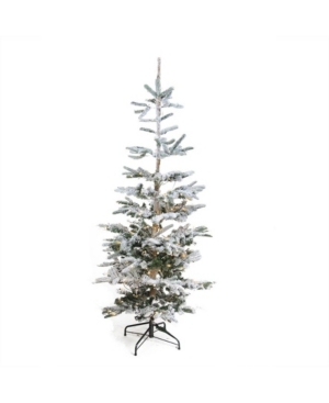 Northlight Pre-Lit Noble Fir Flocked Artificial Christmas Tree