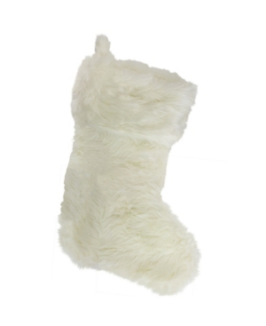 Northlight Cream Super So Solid Christmas Stocking In White