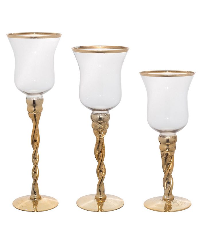 Home Essentials Holiday Candlesticks, Set of 3 Macy's