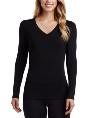 cuddl duds women's active thermal top