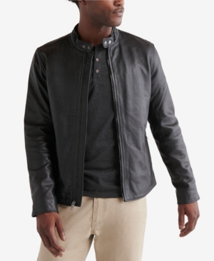 Lucky Brand Men's Clean Leather Bonneville Jacket