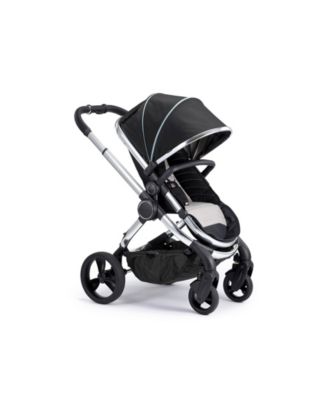 black bassinet stroller