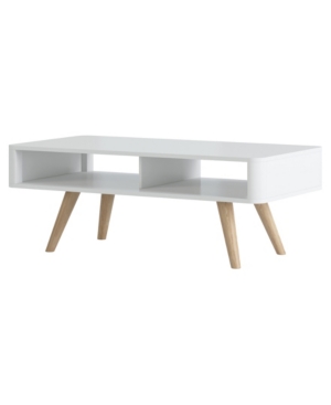 Handy Living Jewl Mid Century Modern Wood Cocktail Table