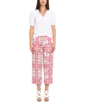 macys wide leg capris
