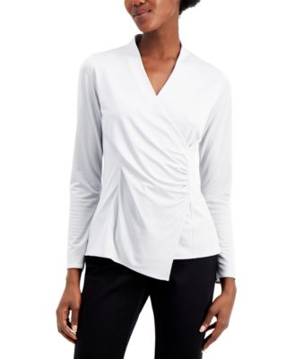 silver blouse macys