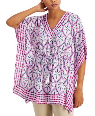 Charter Club - Cotton Printed Kimono