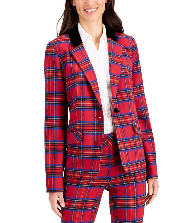 Macys 2025 red blazer