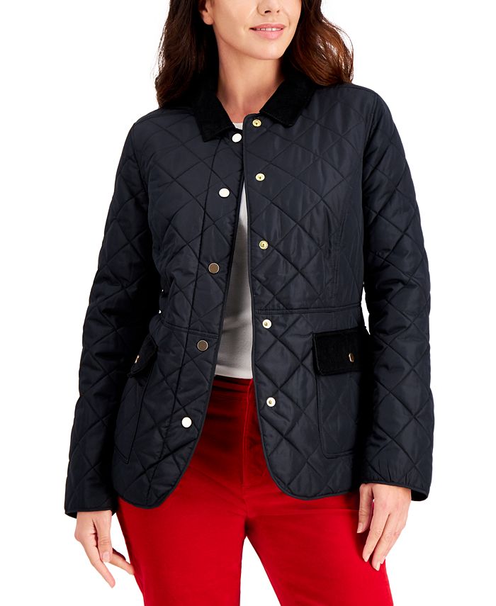 Charter Club Petite Quilted Jacket, Created for Macy's - Macy's