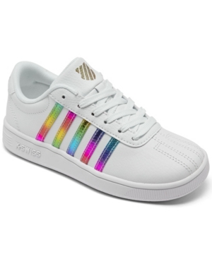 image of K-Swiss Little Girls Classic Pro Casual Sneakers from Finish Line