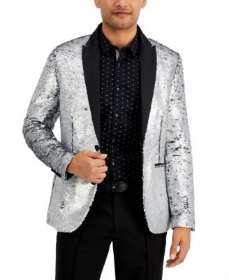 macy's inc mens sequin jacket