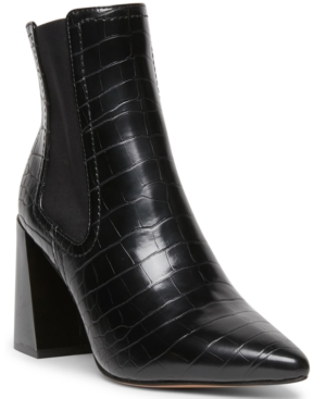 image of Steven New York Nico Flared-Heel Chelsea Booties