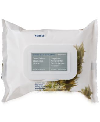 KORRES - Korres Olympus Tea Deep Detox Cleansing Cloths
