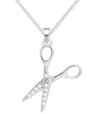 tiffany scissors pendant